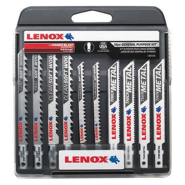 Lenox - Jig Saw Blade Sets Blade Material: Bi-Metal Minimum Blade Length (Inch): 3-5/8 - Exact Industrial Supply
