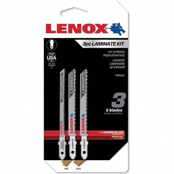 Lenox - Jig Saw Blade Sets Blade Material: Bi-Metal Minimum Blade Length (Inch): 3-1/2 - Exact Industrial Supply