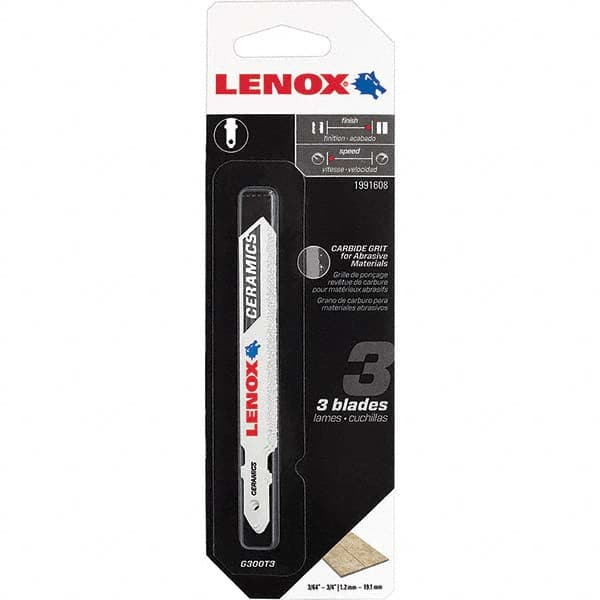 Lenox - Jig Saw Blades Blade Material: Bi-Metal Blade Length (Inch): 3-1/2 - Exact Industrial Supply