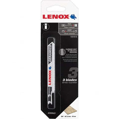 Lenox - Jig Saw Blades Blade Material: Bi-Metal Blade Length (Inch): 3-1/2 - Exact Industrial Supply