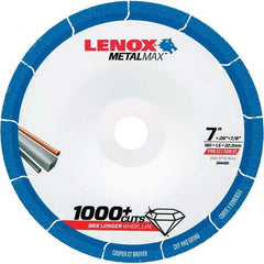 Lenox - Depressed-Center Wheels Wheel Diameter (Inch): 7 Wheel Thickness (Decimal Inch): 0.0600 - Exact Industrial Supply