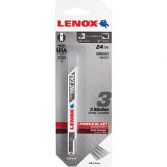 Lenox - Jig Saw Blades Blade Material: Bi-Metal Blade Length (Inch): 3-5/8 - Exact Industrial Supply