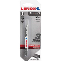 Lenox - Jig Saw Blades Blade Material: Bi-Metal Blade Length (Inch): 3-5/8 - Exact Industrial Supply