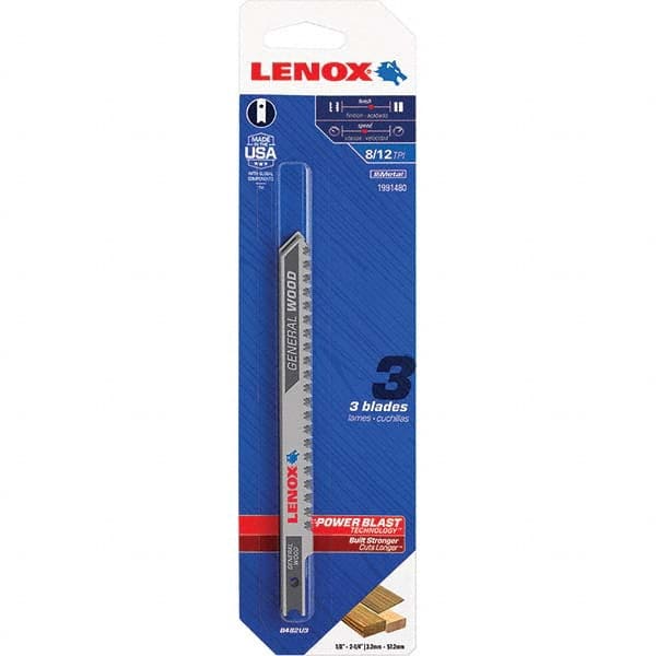 Lenox - Jig Saw Blades Blade Material: Bi-Metal Blade Length (Inch): 4-1/2 - Exact Industrial Supply