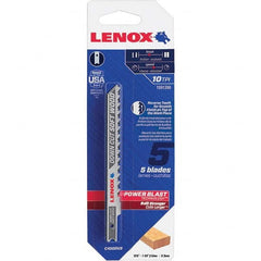 Lenox - Jig Saw Blades Blade Material: Bi-Metal Blade Length (Inch): 4 - Exact Industrial Supply