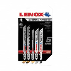Lenox - Jig Saw Blade Sets Blade Material: Bi-Metal Minimum Blade Length (Inch): 3-5/8 - Exact Industrial Supply