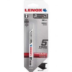 Lenox - Jig Saw Blades Blade Material: Bi-Metal Blade Length (Inch): 3-5/8 - Exact Industrial Supply