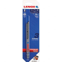 Lenox - Jig Saw Blades Blade Material: Bi-Metal Blade Length (Inch): 5-1/4 - Exact Industrial Supply