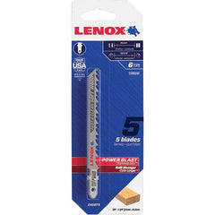 Lenox - Jig Saw Blades Blade Material: Bi-Metal Blade Length (Inch): 4 - Exact Industrial Supply