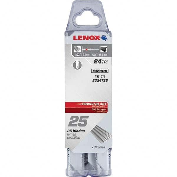 Lenox - Jig Saw Blades Blade Material: Bi-Metal Blade Length (Inch): 3-5/8 - Exact Industrial Supply