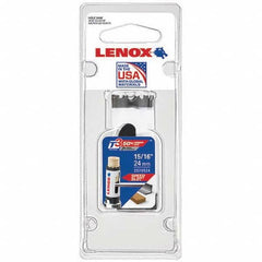 Lenox - Hole Saws Saw Diameter (mm): 1.50 Saw Diameter (Inch): 1-1/16 - Exact Industrial Supply