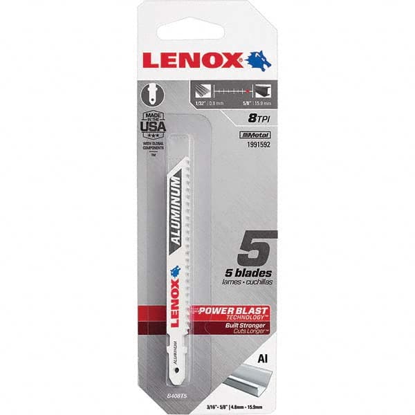 Lenox - Jig Saw Blades Blade Material: Bi-Metal Blade Length (Inch): 4 - Exact Industrial Supply