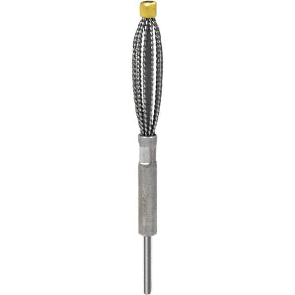 Made in USA - Power Deburring Tools   Type: Cross Hole Deburring Tool    Tool Compatibility: Rotary Power Tool - Exact Industrial Supply