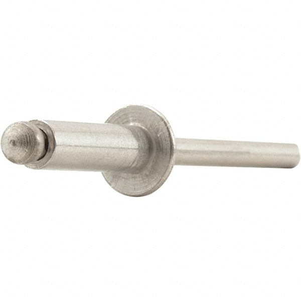 STANLEY Engineered Fastening - Size 4 Dome Head Aluminum Open End Blind Rivet - Exact Industrial Supply