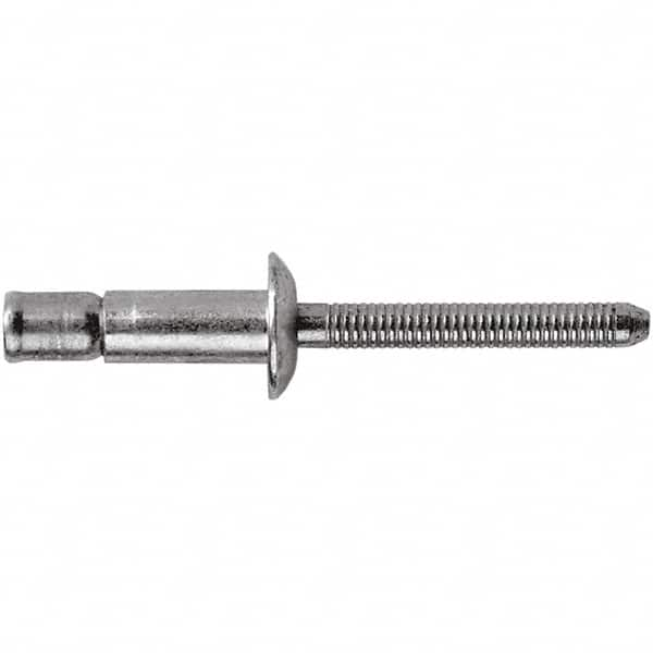 STANLEY Engineered Fastening - Size 8 Dome Head Steel Structural with Locking Stem Blind Rivet - Exact Industrial Supply