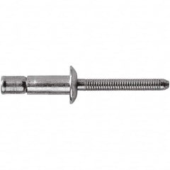 STANLEY Engineered Fastening - Size 8 Dome Head Steel Structural with Locking Stem Blind Rivet - Exact Industrial Supply