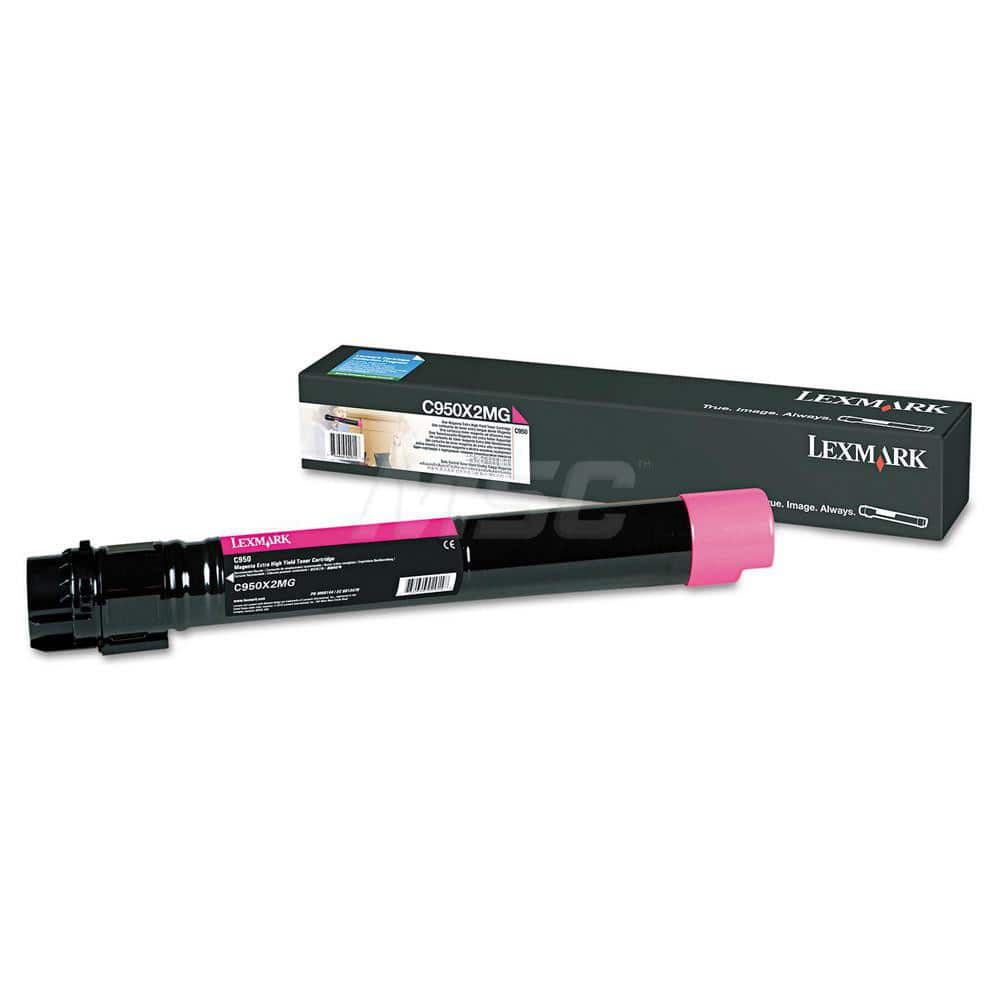 Lexmark - Office Machine Supplies & Accessories; Office Machine/Equipment Accessory Type: Toner Cartridge ; For Use With: Lexmark C950de Printer ; Color: Magenta - Exact Industrial Supply