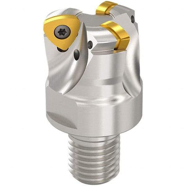 Seco - 23mm Cut Diam, 2mm Max Depth, M20 Modular Connection Indexable High-Feed End Mill - Screw Holding Method, 218.19-160 Insert, R217.21 Toolholder, Through Coolant - Exact Industrial Supply