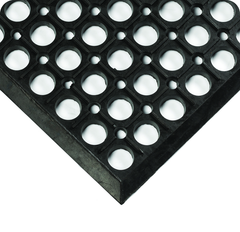WorkRite Floor Mat - 3' x 5' x 1/2" Thick (Gray CFR) - Exact Industrial Supply