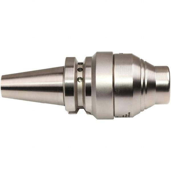 Emuge - BT30 Taper Shank, 9/16" Hole Diam x 30mm Nose Diam Milling Chuck - 82mm Projection, Through-Spindle Coolant, Balanced to 20,000 RPM - Exact Industrial Supply