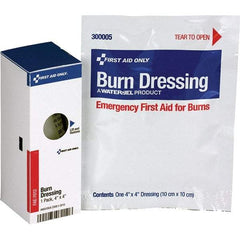 PRO-SAFE - 1-1/2" Long x 1-7/8" Wide, General Purpose Wound Care - White, Nonwoven Material Bandage - Exact Industrial Supply