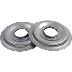 Brush Research Mfg. - 1-1/4" Diam Flat Carbon Steel Tube Brush - 0.006" Filament Diam, 1-1/2" Brush Length, 5-1/2" OAL, Steel Shank - Exact Industrial Supply