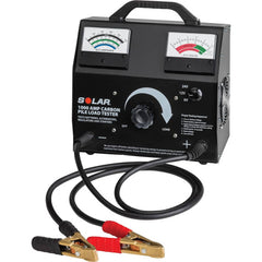 Automotive Battery Testers; Battery Tester Type: Battery Load Tester; Battery Configuration: One Battery (6V or 12V); Battery Chemistry: Dry-Cell AGM Lead Acid; Sealed Lead Acid (SLA); Wet-Cell Lead Acid; Cable Length (Feet): 56.000; Battery Connection Ty