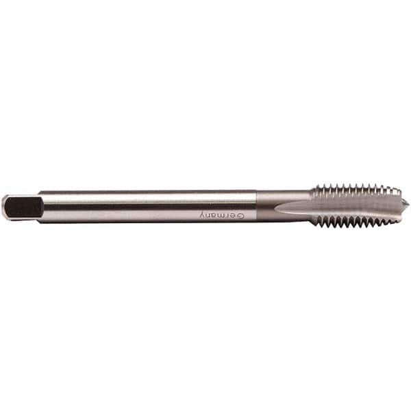 Emuge - M18x1.50 Metric Fine 6H 4 Flute Bright Finish HSS-E Spiral Point Tap - Exact Industrial Supply