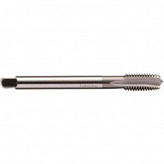 Emuge - M18x1.50 Metric Fine 6H 4 Flute Bright Finish HSS-E Spiral Point Tap - Exact Industrial Supply
