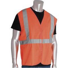 PIP - Size 3XL Orange Solid General Purpose High Visibility Vest - Exact Industrial Supply