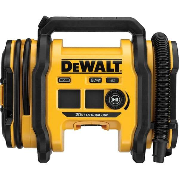 DeWALT - 20V MAX Battery, 12V DC or 110V AC Tire Inflator Kit - 160 psi - Exact Industrial Supply