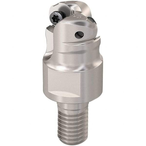 Seco - 13.4mm Cutting Diam, 6mm Max Depth of Cut, Modular Connection Indexable Copy End Mill - 2 Inserts, RP.. 1204 Insert, 217.29I-06 Toolholder, Steel, Through Coolant - Exact Industrial Supply