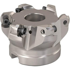 Seco - 51mm Cut Diam, 6mm Max Depth, 22mm Arbor Hole, 6 Inserts, RP..1204 Insert Style, Indexable Copy Face Mill - R220.29 Cutter Style, 11,200 Max RPM, 40mm High, Through Coolant, Series R220.29 - Exact Industrial Supply