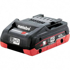 Metabo - 18 Volt Lithium-Ion Power Tool Battery - 4 Ahr Capacity, 80 min Charge Time, Series 18V LiHD - Exact Industrial Supply