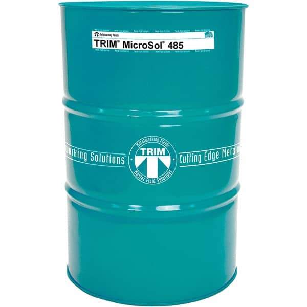 Master Fluid Solutions - TRIM MicroSol 455, 54 Gal Drum Cutting Fluid - Semisynthetic - Exact Industrial Supply