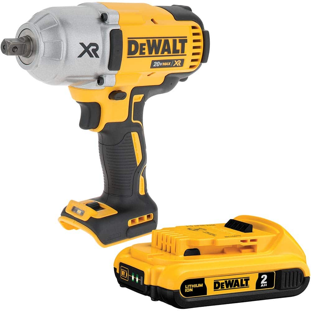 DeWALT - Cordless Impact Wrenches & Ratchets Voltage: 20.00 Drive Size (Inch): 1/2 - Exact Industrial Supply