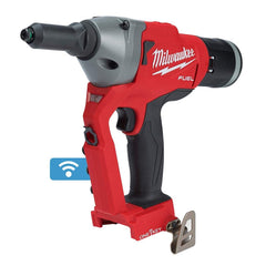 Milwaukee Tool - Cordless Riveters; Fastener Type: Cordless Electric Riveter ; Closed End Rivet Capacity: 9/32" ; Includes Items: M18 FUEL? 1/4" Blind Rivet Tool w/ONE-KEY? Bare Tool?(2660-20), M18 FUEL? 1/4" Blind Rivet Tool w/ ONE-KEY? Retention Nose P - Exact Industrial Supply