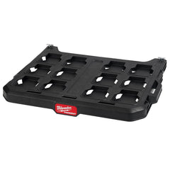 Milwaukee Tool - Small Parts Boxes & Organizers; Type: Racking Shelf ; Width (Inch): 21 ; Depth (Inch): 16.60 ; Height (Inch): 3.90 ; Number of Compartments: 2 ; Frame Material: Metal Frame - Exact Industrial Supply
