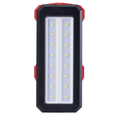 Milwaukee Tool - Cordless Work Lights; Voltage: 12 ; Run Time: 8 Hrs. ; Lumens: 700 ; Color: Red/Black ; Special Item Information: 110 Degree Pivoting Light Head; Up to 24 Hours of Run-time with XC4.0 Battery ; Includes: M12? ROVER? Service & Repair Floo - Exact Industrial Supply