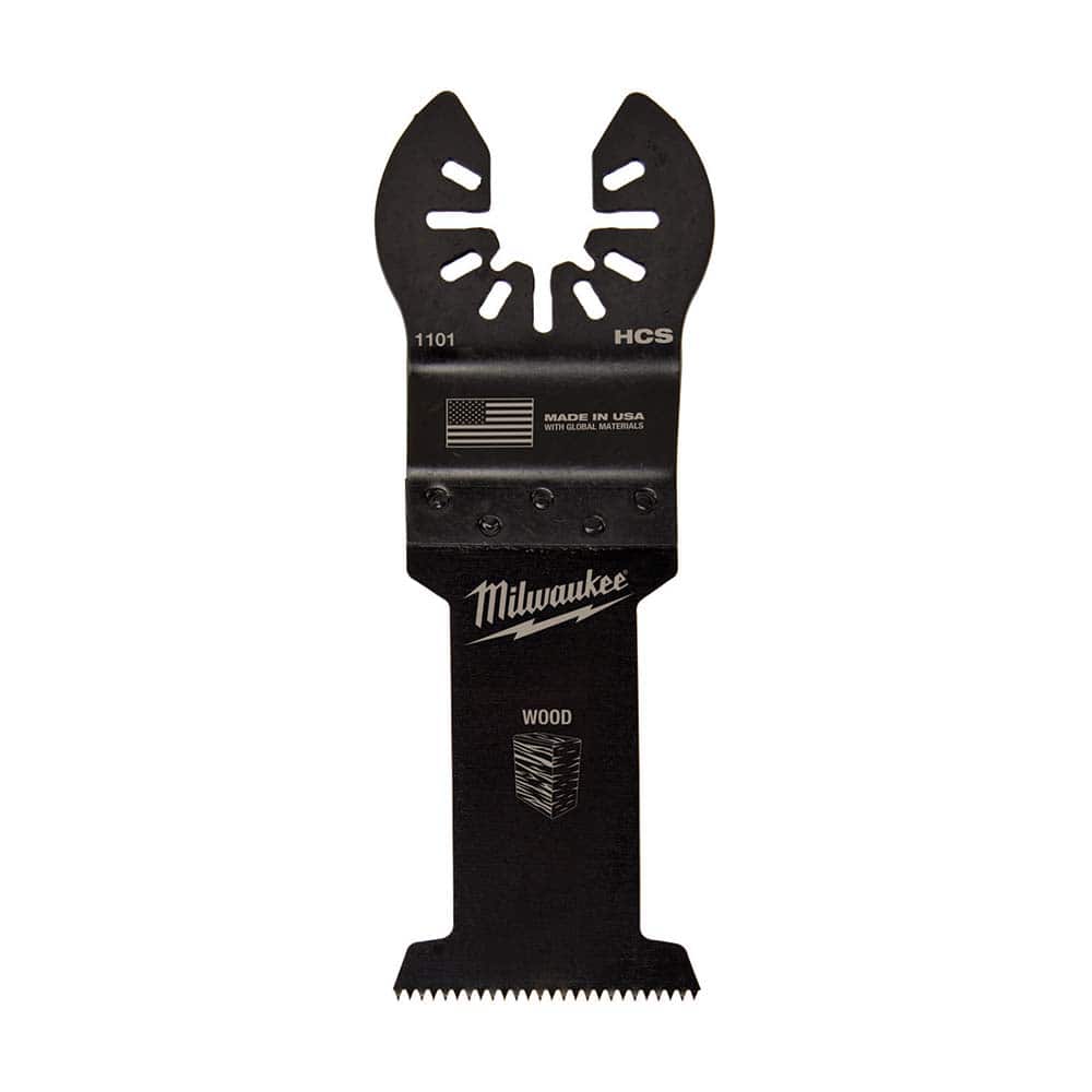 Milwaukee Tool - Rotary & Multi-Tool Accessories; Accessory Type: Wood Blade ; For Use With: Multi-Tools ; Includes: 1-3/8" HCS WOOD BLADE ; Maximum RPM: 0.000 ; Tooth Style: End Cut ; Head Diameter (Inch): 1-3/8 - Exact Industrial Supply