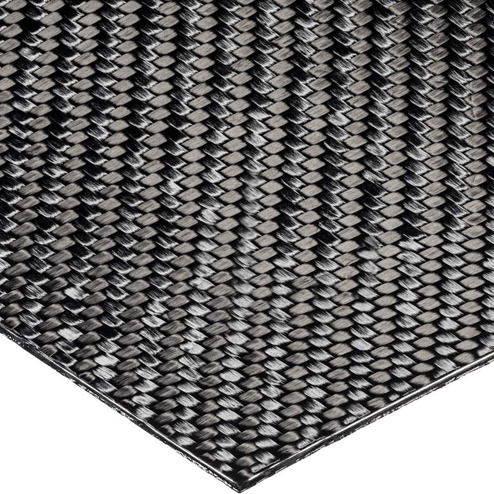 Plastic Sheet: Carbon Fiber, 1/8″ Thick, Black
