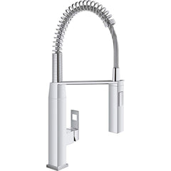 Grohe - Kitchen & Bar Faucets; Type: Pull Down ; Style: Contemporary; Modern; Transitional ; Mount: Deck ; Design: One Handle ; Handle Type: Lever ; Spout Type: High Arc - Exact Industrial Supply