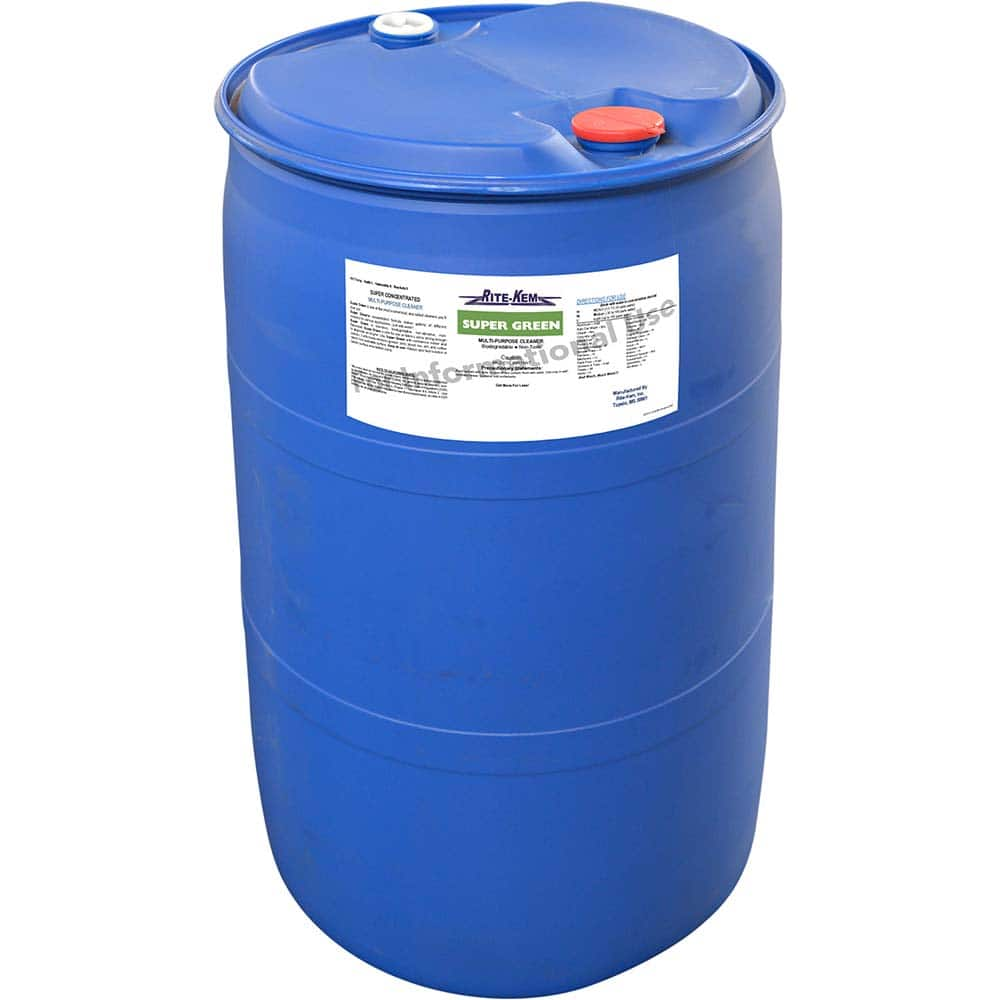 All-Purpose Cleaner: 55 gal Plastic Drum Liquid Concentrate, Pleasant Scent