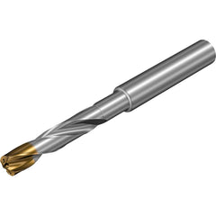 Jobber Length Drill Bit: 0.3032″ Dia, 140 °, Solid Carbide TiAlSiN, TiSiN Finish, Right Hand Cut, Spiral Flute, Straight-Cylindrical Shank