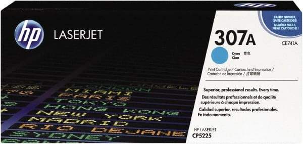 Hewlett-Packard - Cyan Toner Cartridge - Use with HP Color LaserJet Professional CP5225 - Exact Industrial Supply