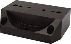 Kurt - 1 Piece Vise Riser - Aluminum, 8" Long, 6" Wide, 2-1/2" High - Exact Industrial Supply