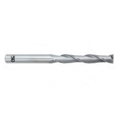 16mm Dia. x 153mm Overall Length 2-Flute Square End Solid Carbide SE End Mill-Round Shank-Center Cutting-Uncoated - Exact Industrial Supply