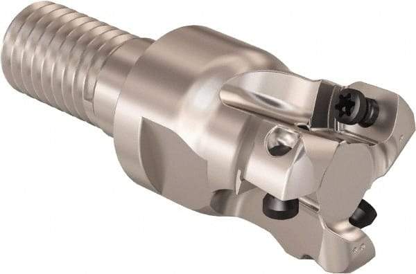 Seco - 5/8" Cutting Diam, 0.32mm Max Depth of Cut, Modular Connection Indexable Copy End Mill - 3 Inserts, LPHT Insert, R217.21 Toolholder - Exact Industrial Supply