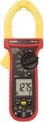 Amprobe - AMP-330, CAT IV, CAT III, Digital True RMS Clamp Meter with 2.0079" Clamp On Jaws - 1000 VAC/VDC, 1000 AC/DC Amps, Measures Voltage, Capacitance, Current, microAmps, Resistance, Temperature - Exact Industrial Supply