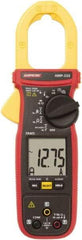 Amprobe - AMP-320, CAT III, Digital True RMS Clamp Meter with 1.378" Clamp On Jaws - 600 VAC/VDC, 600 AC/DC Amps, Measures Voltage, Capacitance, Current, microAmps, Resistance, Temperature - Exact Industrial Supply